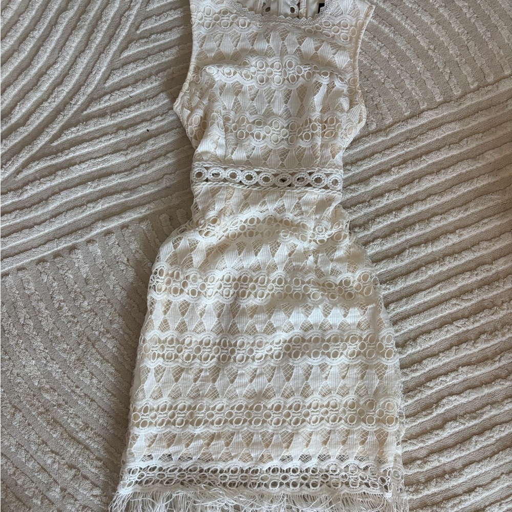 Elegant Lace Sleeveless Dress